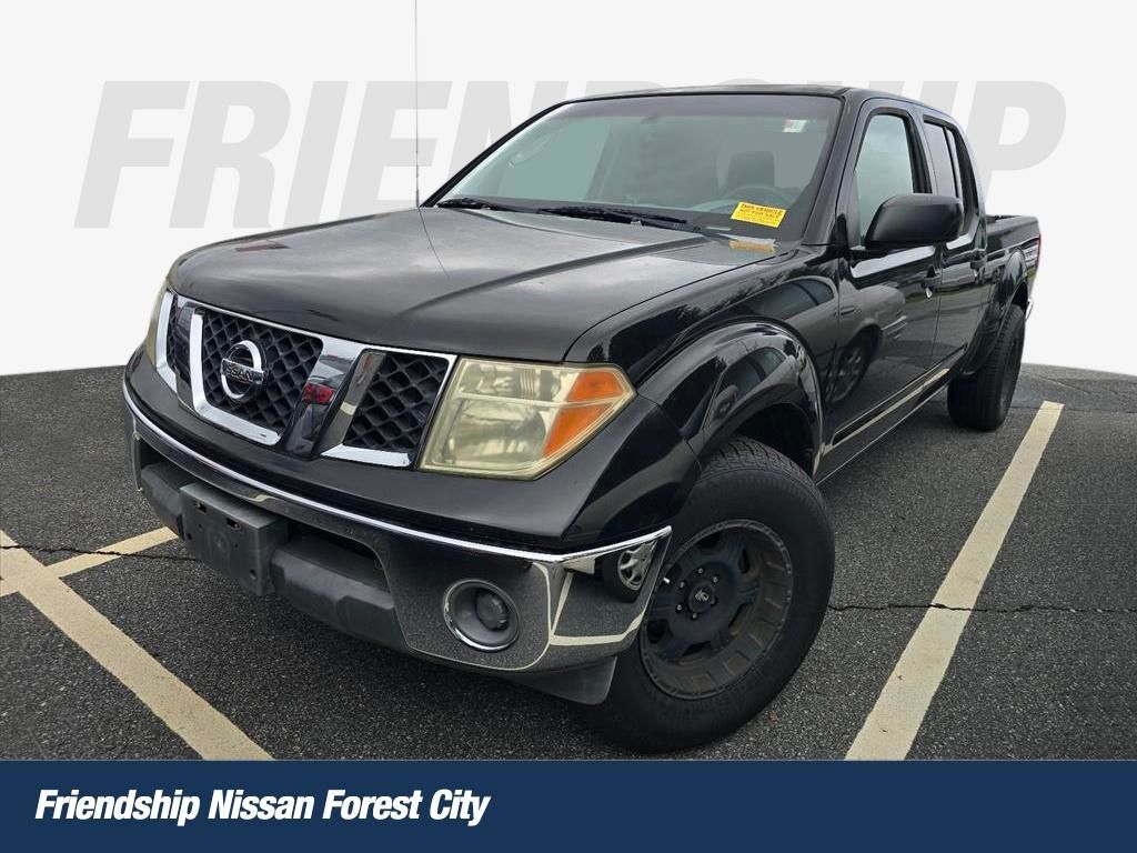 Super Black 2008 Nissan Frontier Pickup Truck 4X2 5-Speed Automatic Overdrive
