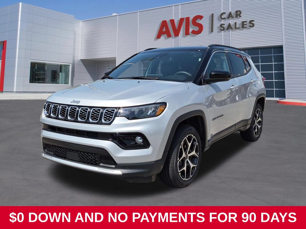 Silver Zynith Metallic Clearcoat 2025 Jeep Compass SUV / Crossover Four-Wheel Drive 8-Speed Automatic