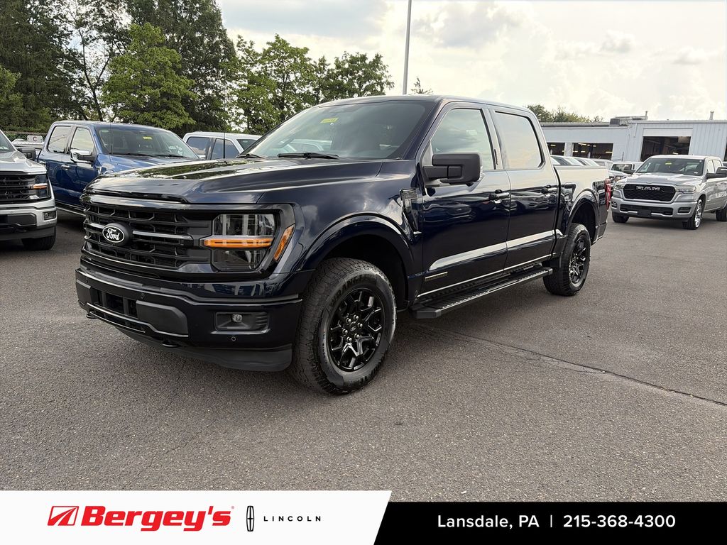 Antimatter Blue Metallic 2024 Ford F-150 Pickup Truck Four-Wheel Drive Automatic