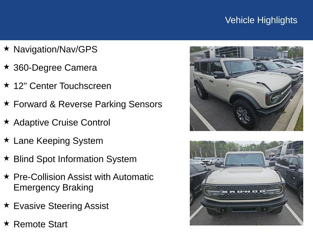 2025 Ford Bronco Badlands