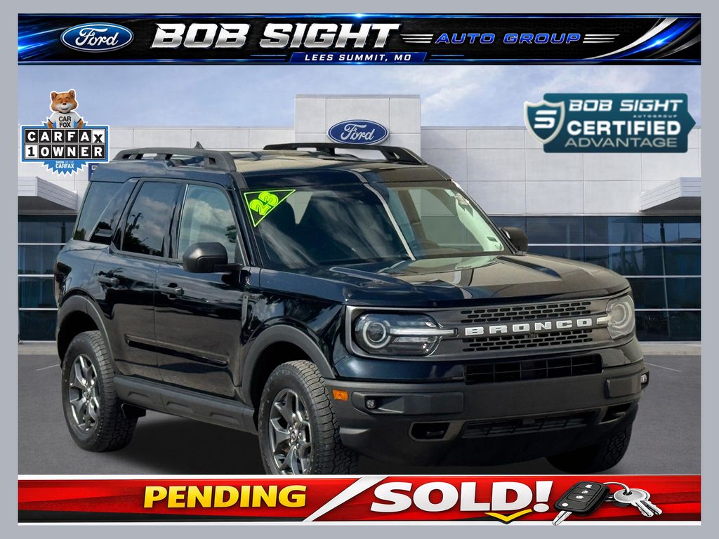 Shadow Black 2023 Ford Bronco Sport SUV / Crossover All-Wheel Drive 8-Speed Automatic