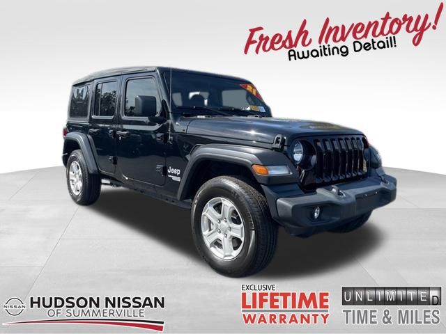 2021 Black Clearcoat Jeep Wrangler Unlimited Sport S 4X4 SUV