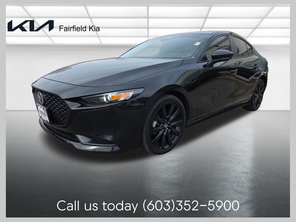 Jet Black Mica 2025 Mazda MAZDA3 2.5 S Select Sport FWD Sedan Front-Wheel Drive 6-Speed Automatic