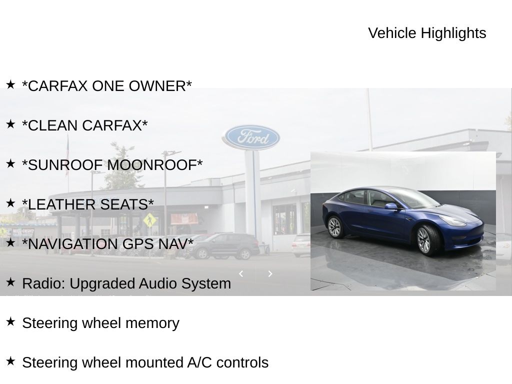 2023 Tesla Model 3 Rear-Wheel Drive