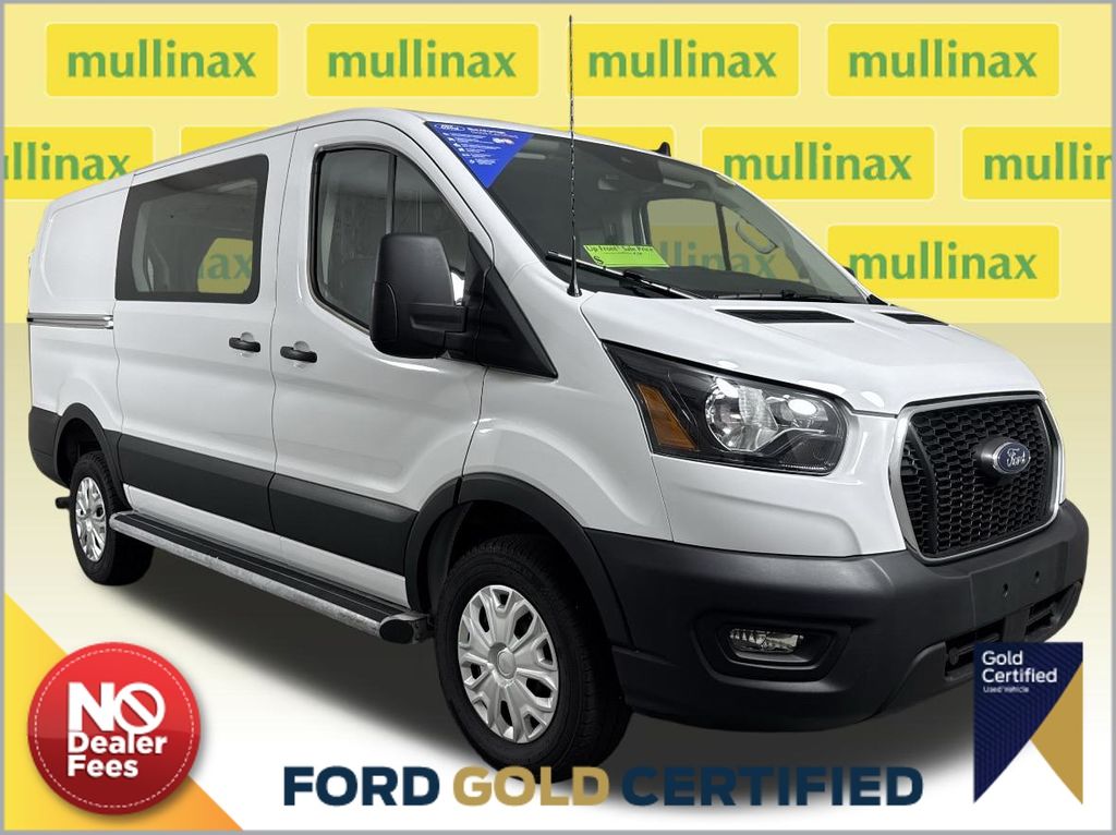 Oxford White 2025 Ford Transit Cargo Van Rear-Wheel Drive