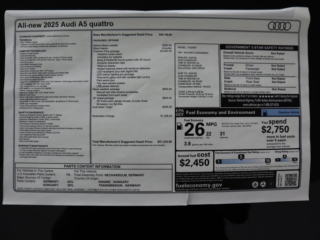 Thumbnail: 2025 Audi A5 - 9