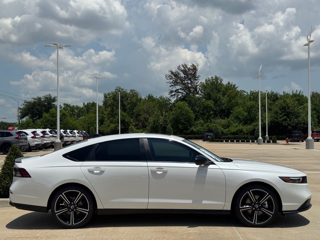 2026 Honda Accord Hybrid Sport White at Community Honda
