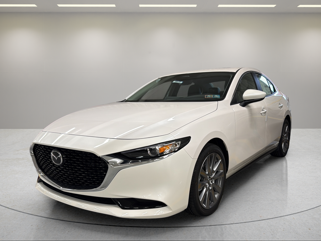 2026 Mazda Mazda3 2.5 S Preferred White at Rochrich Mazda