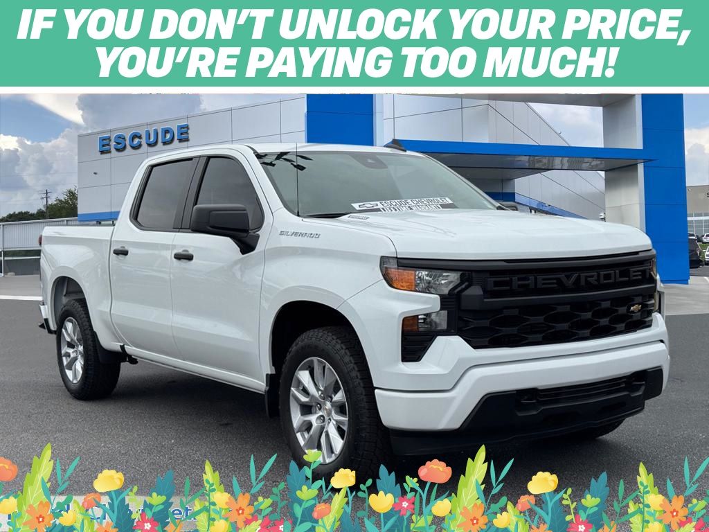 Summit White 2026 Chevrolet Silverado 1500 Pickup Truck 4X2 8-Speed Automatic