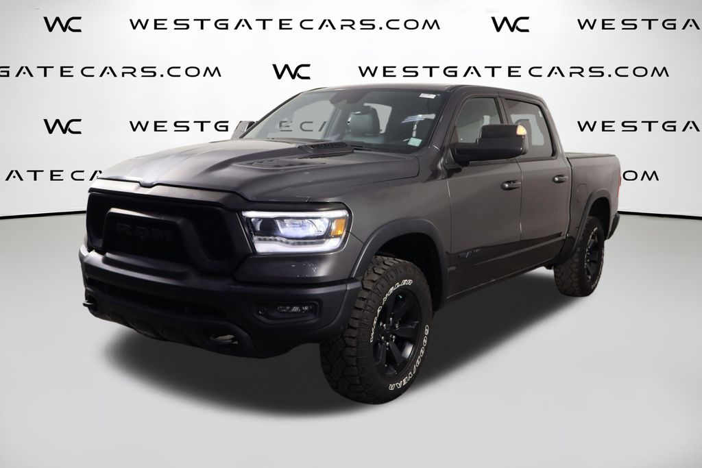 Gray (Granite Crystal Metallic Clearcoat) 2022 RAM 1500 Pickup Truck Four-Wheel Drive 8-Speed Automatic