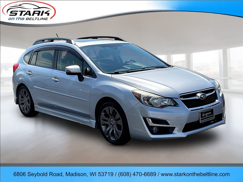 Ice Silver Metallic 2015 Subaru Impreza Hatchback All-Wheel Drive Continuously Variable Transmission
