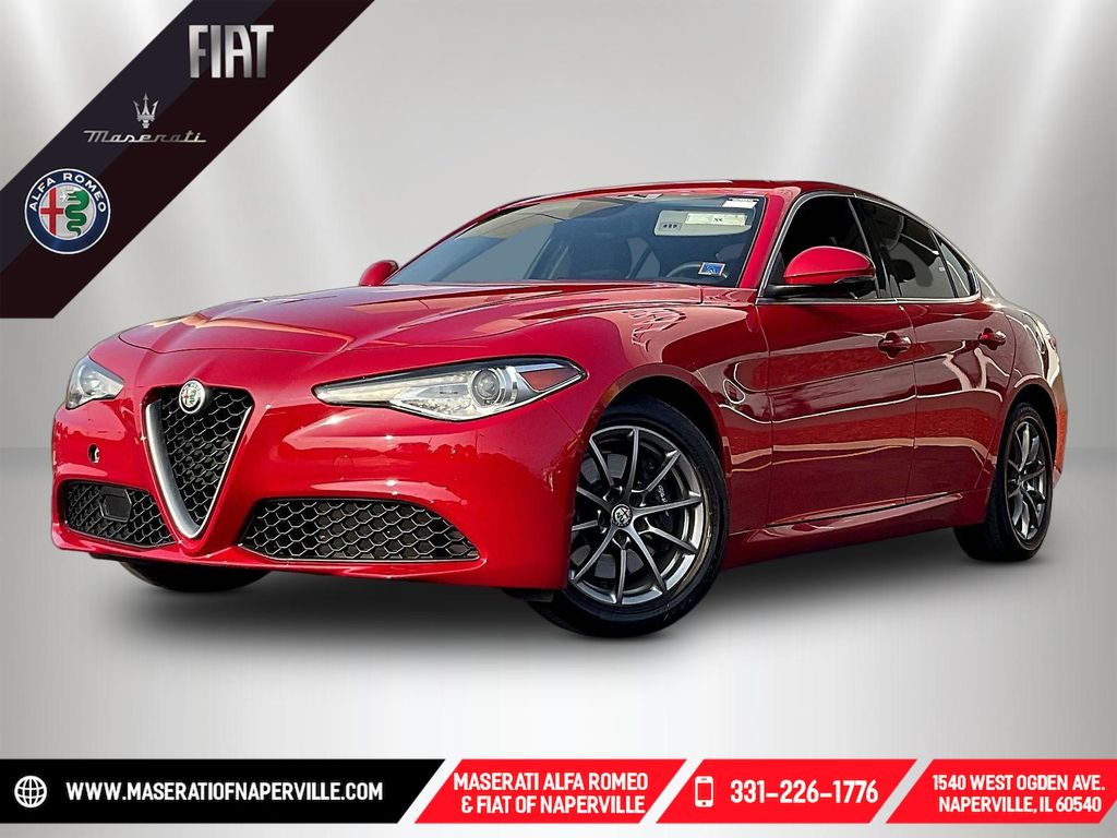 Rosso Alfa 2017 Alfa Romeo Giulia Sedan All-Wheel Drive 8-Speed Automatic