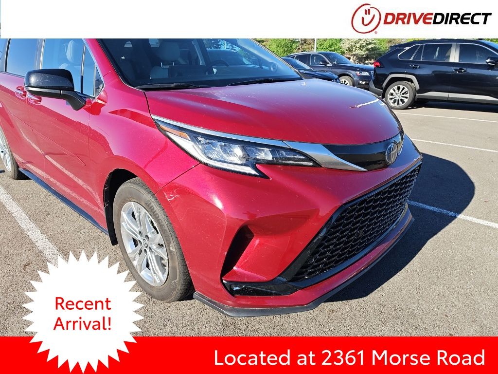 Red (Ruby Flare Pearl) 2023 Toyota Sienna XSE 7-Passenger AWD Minivan All-Wheel Drive Continuously Variable Transmission