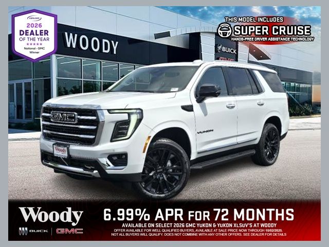 Summit White 2026 GMC Yukon SUV / Crossover Four-Wheel Drive