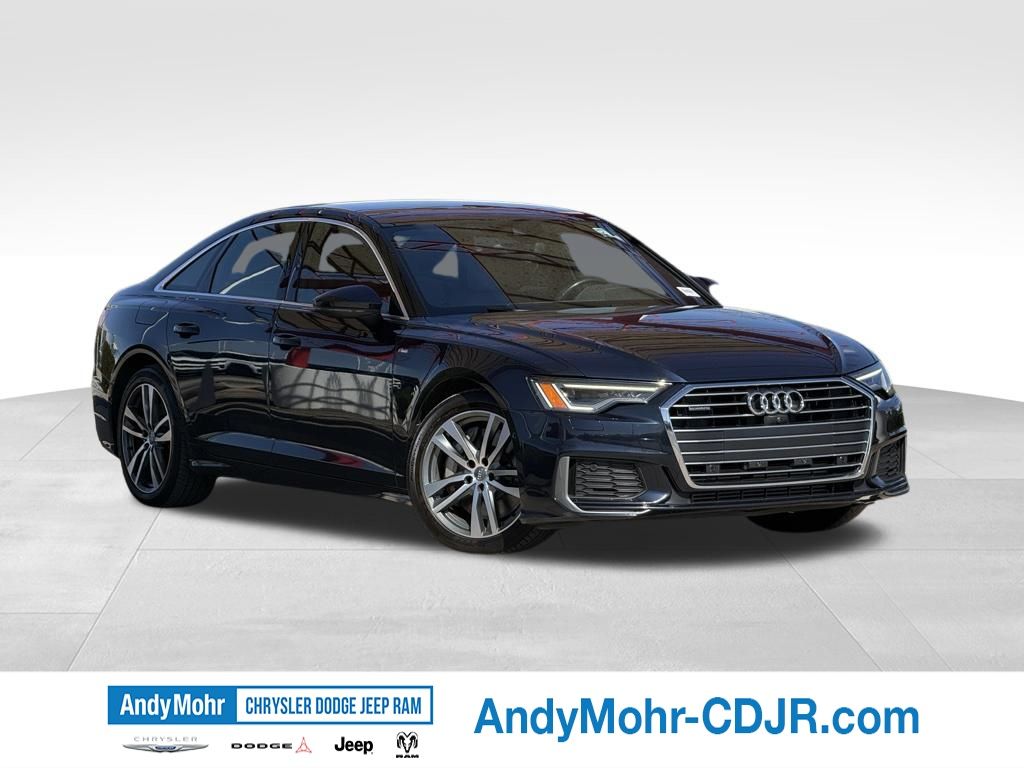 Firmament Blue Metallic 2019 Audi A6 55 TFSI quattro Premium Plus Sedan AWD Sedan All-Wheel Drive 7-Speed Automatic