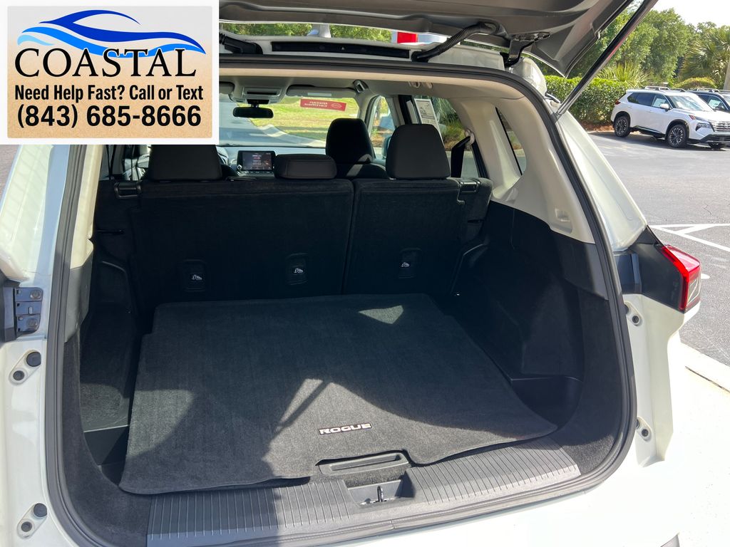 2024 Nissan Rogue S White at Coastal Chevrolet Cadillac