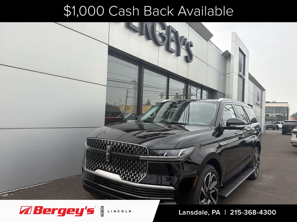 Infinite Black Metallic Clearcoat 2027 Lincoln Navigator SUV / Crossover Four-Wheel Drive Automatic
