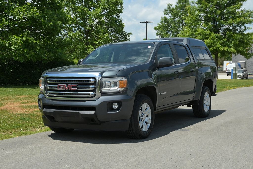 Cyber Gray Metallic 2015 GMC Canyon Pickup Truck Four-Wheel Drive 6-Speed Automatic