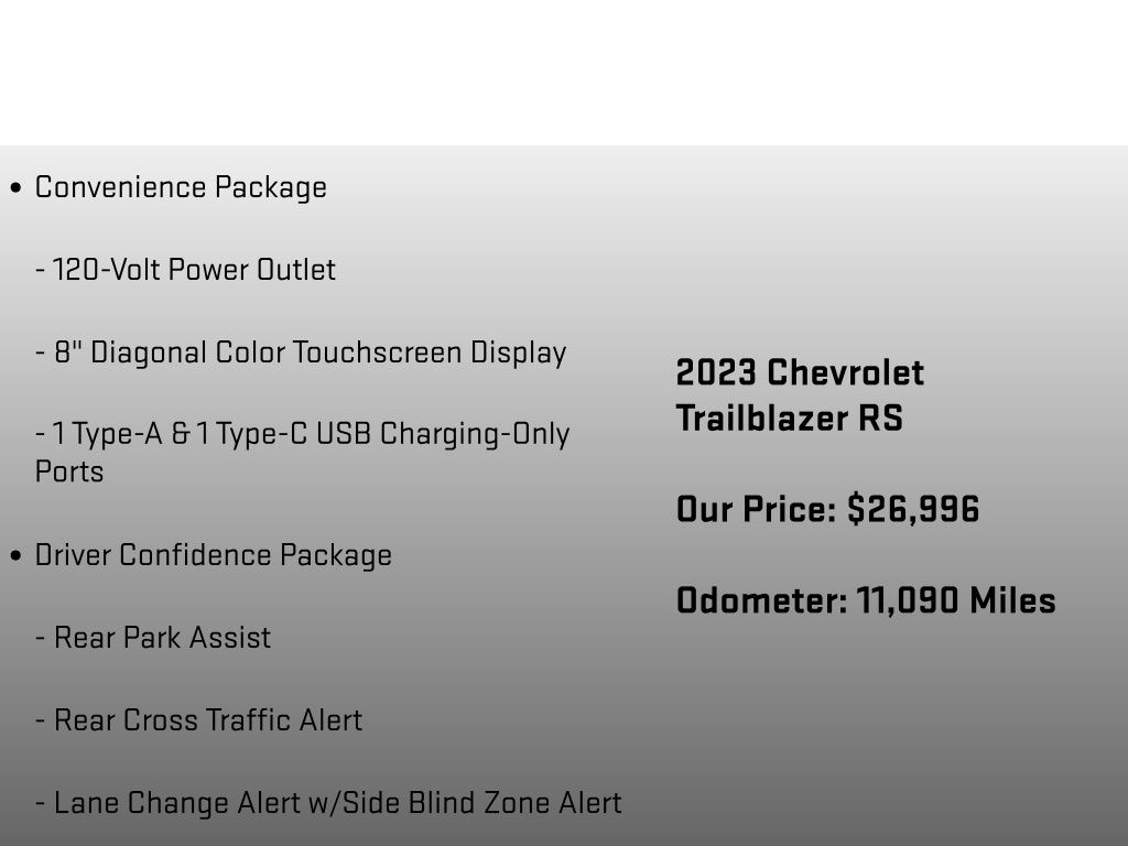 2023 Chevrolet TrailBlazer RS Beige at Auto Express Mitsubishi