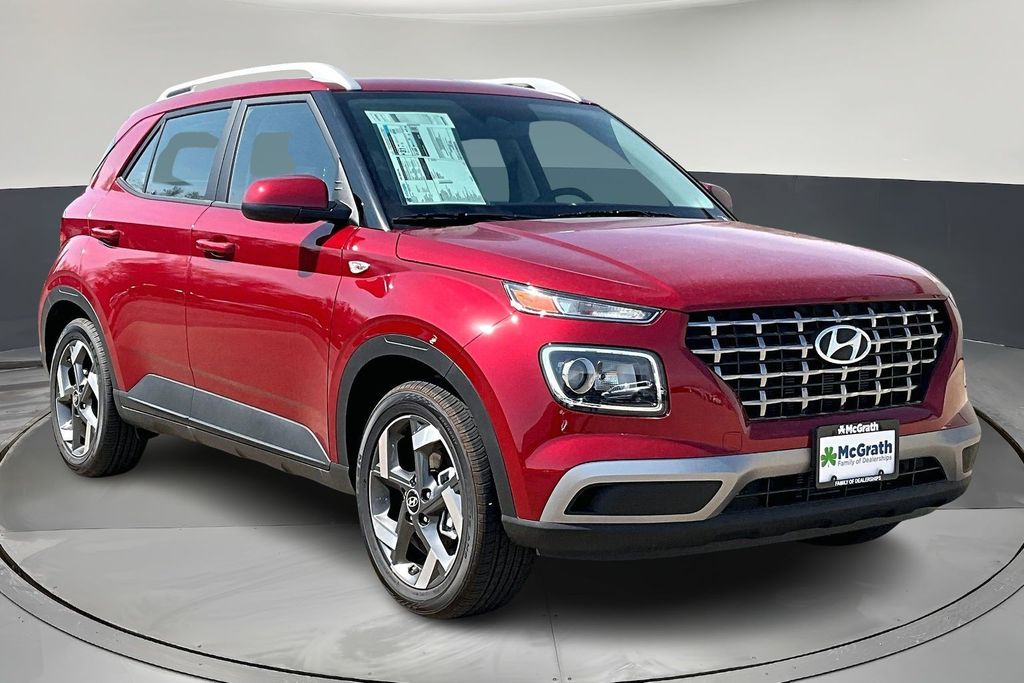 Ultimate Red 2026 Hyundai Venue SEL FWD SUV / Crossover Front-Wheel Drive Continuously Variable Transmission