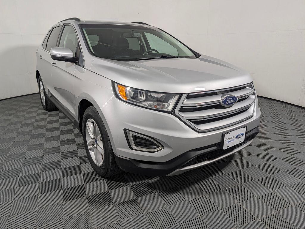 Ingot Silver Metallic 2018 Ford Edge SUV / Crossover Front-Wheel Drive 6-Speed Automatic