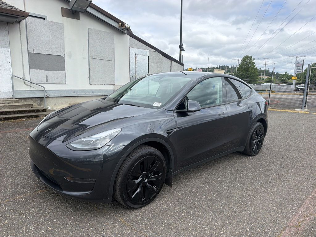 Gray 2025 Tesla Model Y Long Range RWD SUV / Crossover Rear-Wheel Drive 1-Speed Automatic