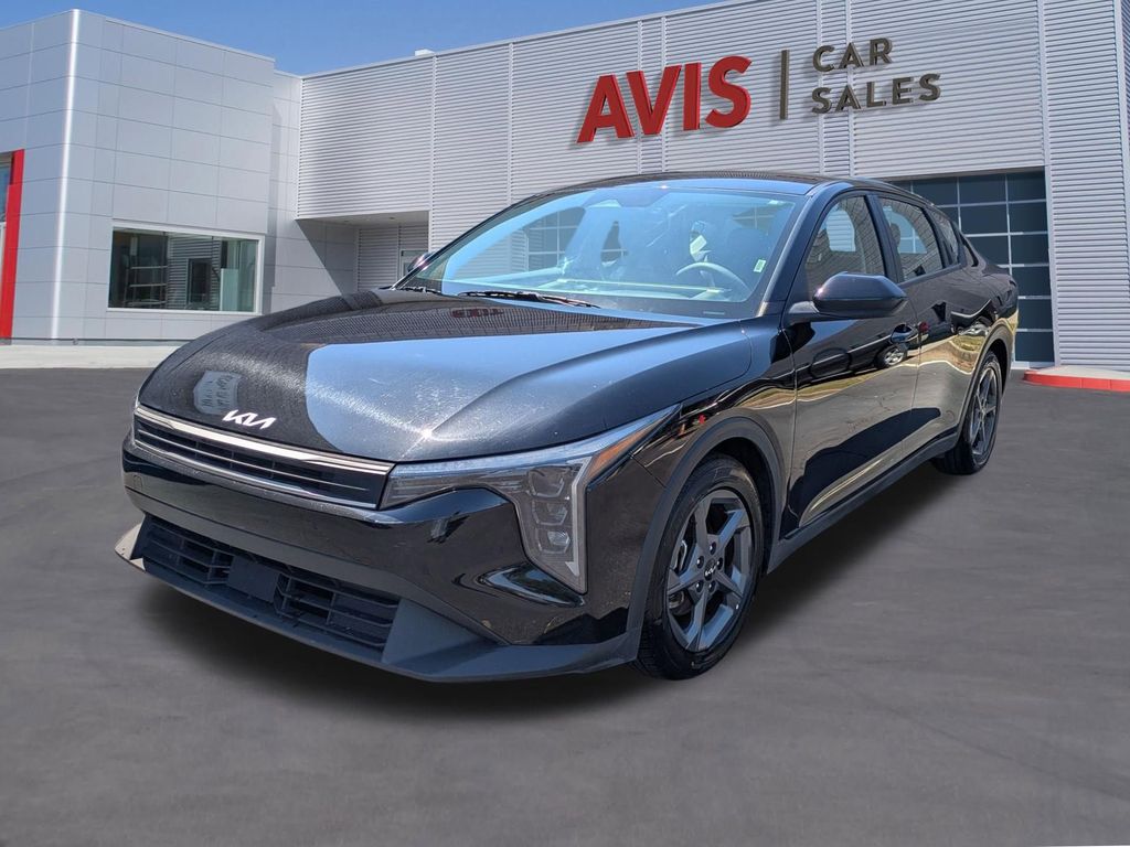 Aurora Black Pearl 2025 Kia K4 LXS FWD Sedan Front-Wheel Drive Continuously Variable Transmission