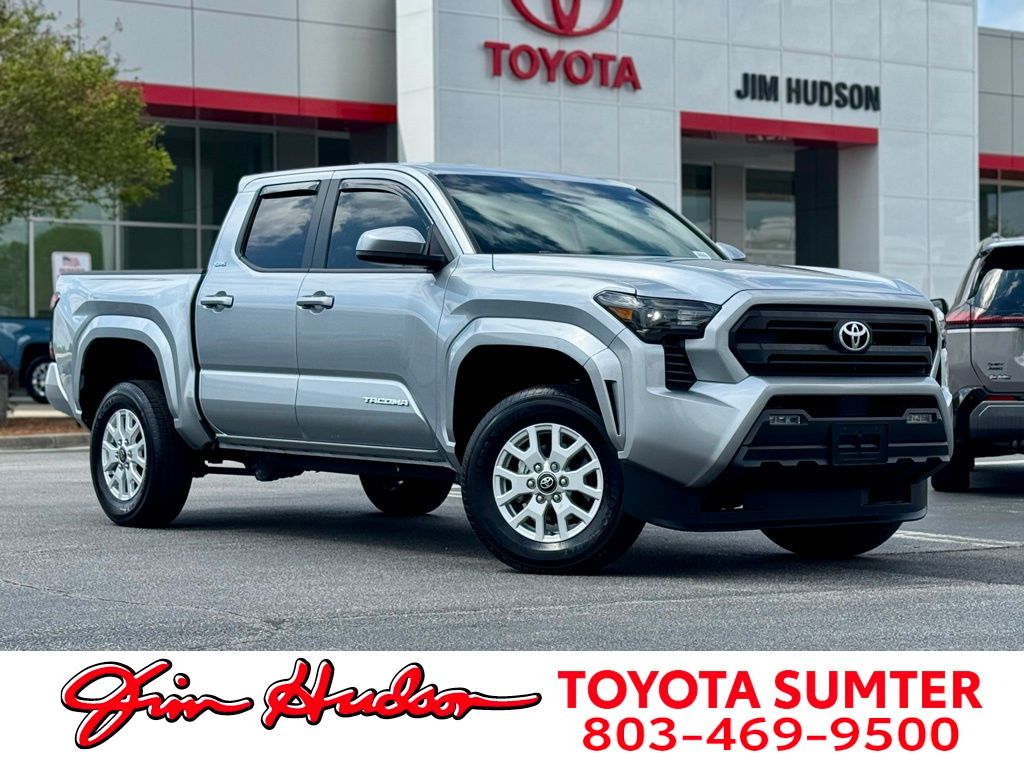 Celestial Silver Metallic 2024 Toyota Tacoma Pickup Truck 4X2 8-Speed Automatic