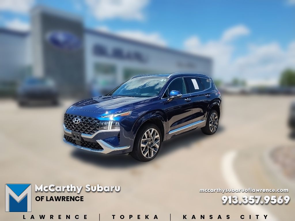 Stormy Blue 2023 Hyundai Santa Fe SUV / Crossover All-Wheel Drive Automatic