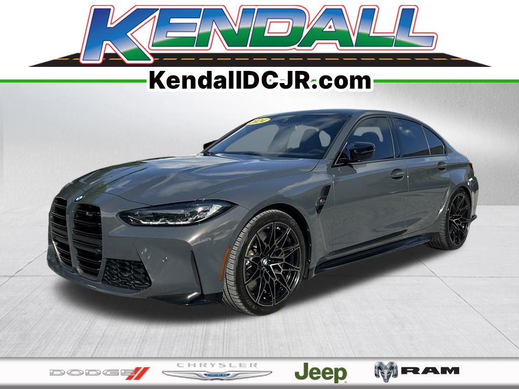 Gray Metallic 2024 BMW M3 Sedan All-Wheel Drive 8-Speed Automatic