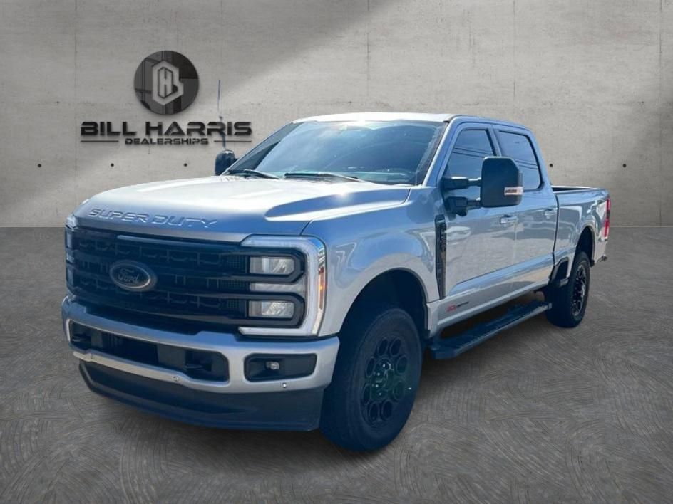 Silver Metallic 2024 Ford F-350 Super Duty Pickup Truck Four-Wheel Drive Automatic
