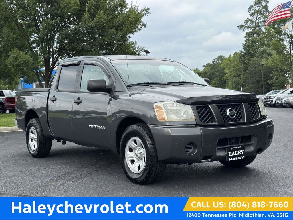 Silver (Smoke Metallic) 2006 Nissan Titan Pickup Truck Rear-Wheel Drive 5-Speed Automatic Overdrive