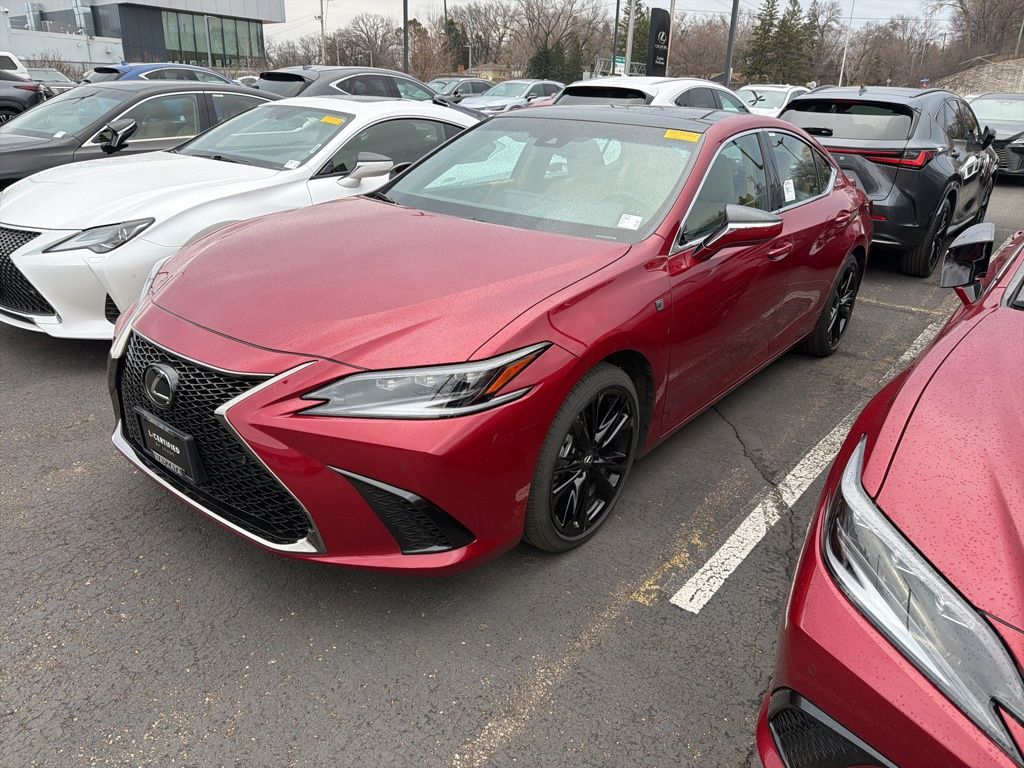 Matador Red Mica 2025 Lexus ES 350 FWD Sedan Front-Wheel Drive 8-Speed Automatic