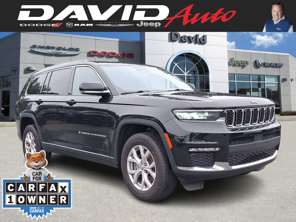 Diamond Black Crystal Pearlcoat 2021 Jeep Grand Cherokee L SUV / Crossover Four-Wheel Drive 8-Speed Automatic