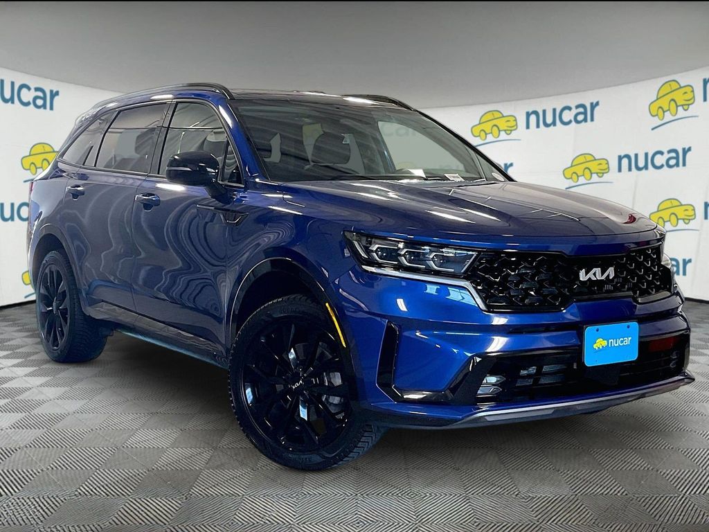 Sapphire Blue 2023 Kia Sorento SUV / Crossover All-Wheel Drive 8-Speed Dual Clutch