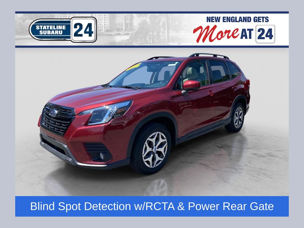 Crimson Red Pearl 2023 Subaru Forester SUV / Crossover All-Wheel Drive Continuously Variable Transmission