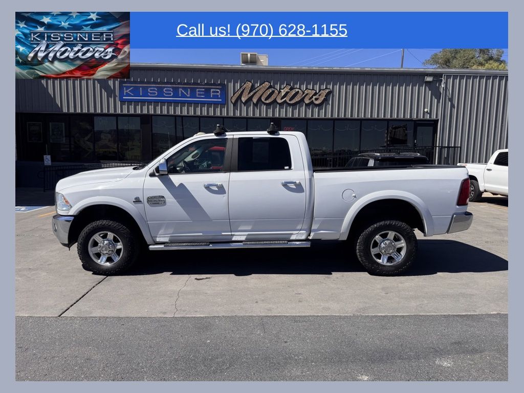 Bright White Clearcoat 2012 RAM 2500 Pickup Truck Four-Wheel Drive 6-Speed Automatic