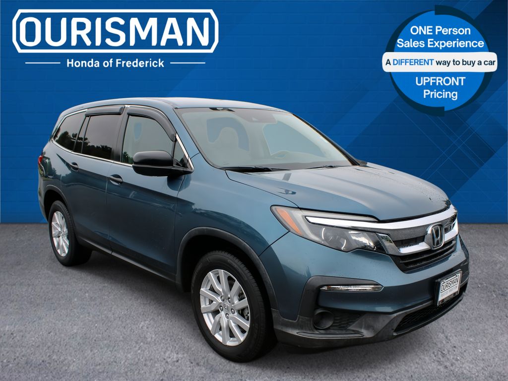 Green 2019 Honda Pilot LX AWD SUV / Crossover All-Wheel Drive 6-Speed Automatic
