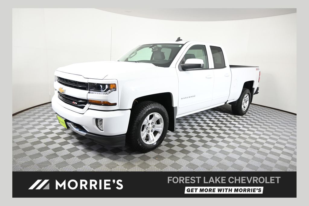 Summit White 2019 Chevrolet Silverado 1500 Pickup Truck Four-Wheel Drive 6-Speed Automatic Overdrive