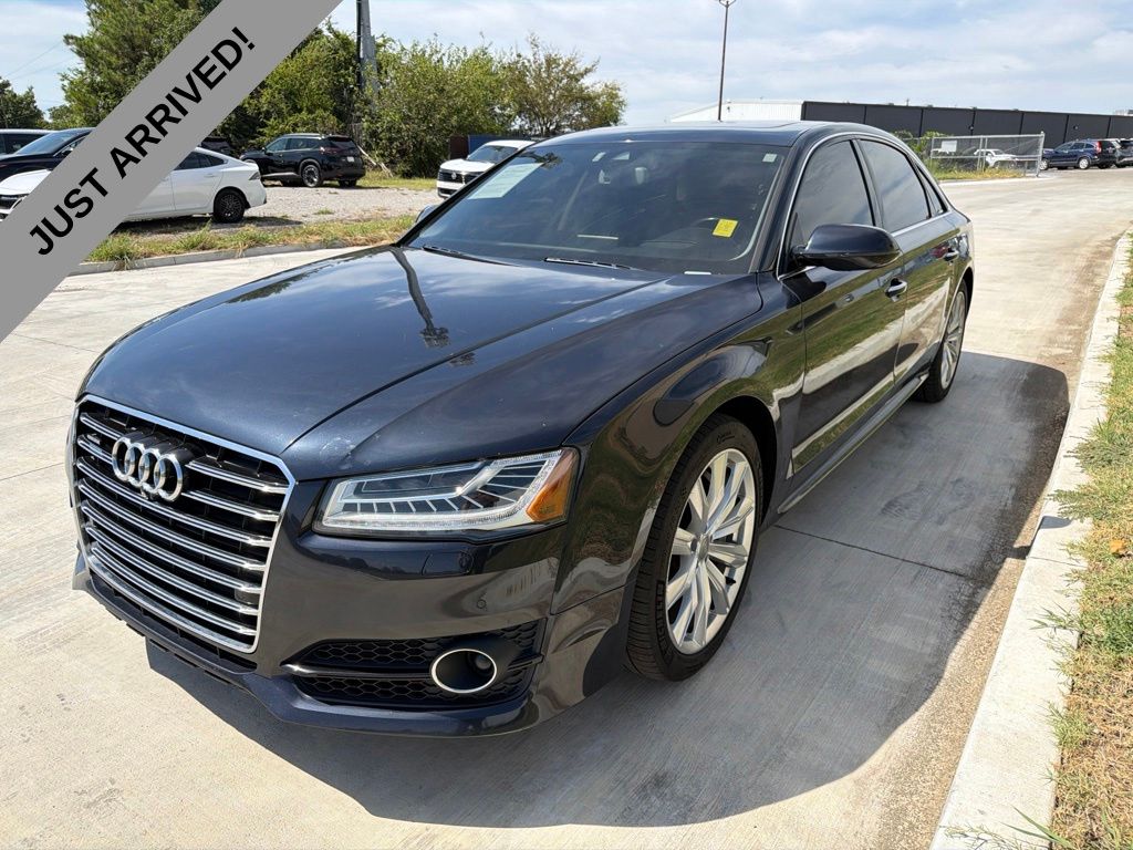 Moonlight Blue 2017 Audi A8 Sedan All-Wheel Drive 8-Speed Automatic