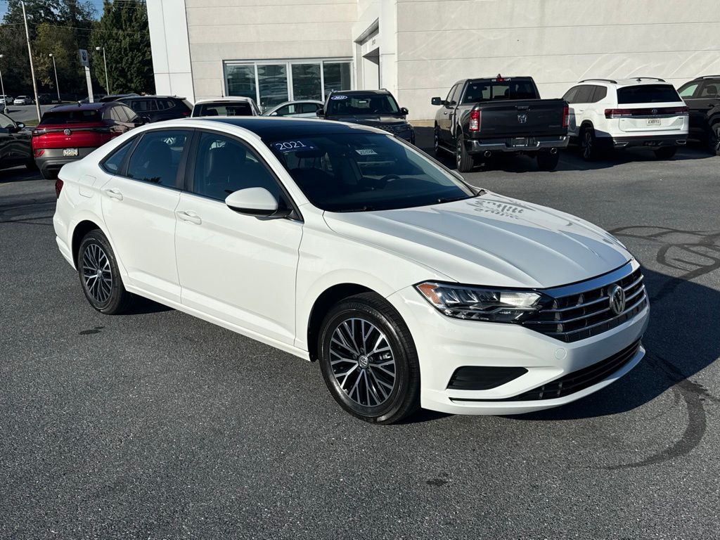 2021 Volkswagen Jetta 1.4T SE White at Bob Ruth Ford