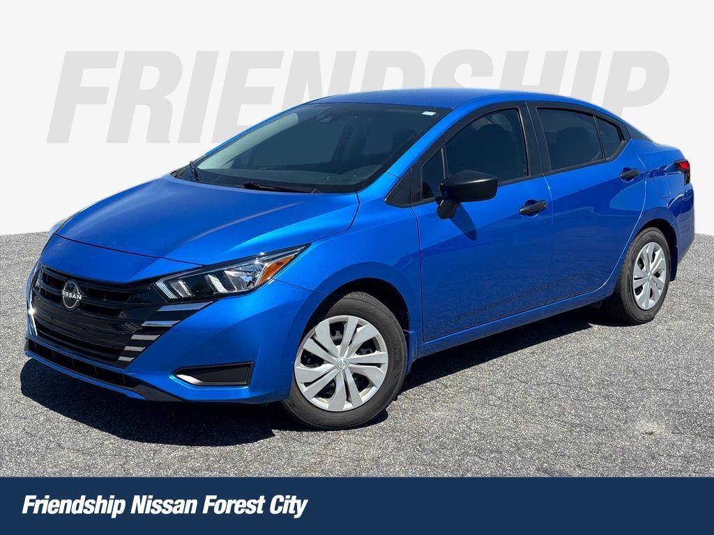 Electric Blue Metallic 2023 Nissan Versa S FWD Sedan Front-Wheel Drive Continuously Variable Transmission