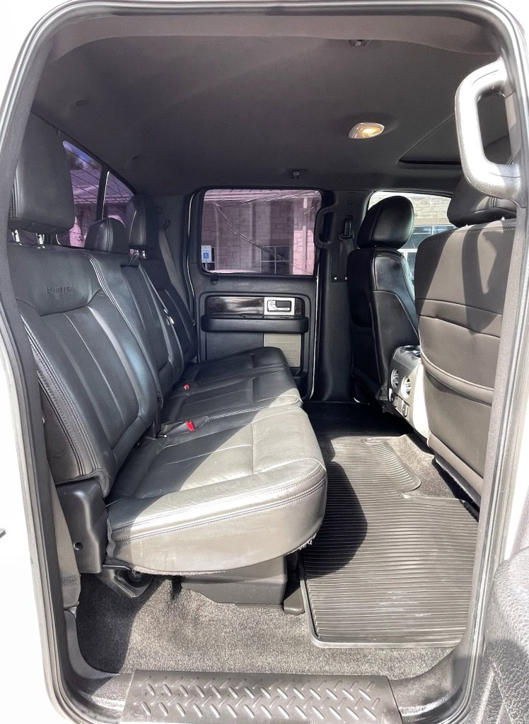 2013 Ford F-150 Platinum White at Bayway Cadillac of The Woodlands