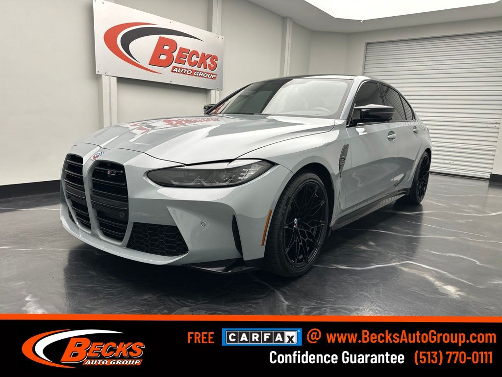 Brooklyn Gray Metallic 2022 BMW M3 Sedan All-Wheel Drive 8-Speed Automatic