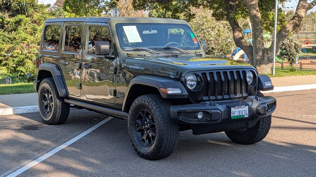 Used 2022 Jeep Wrangler Unlimited Willys 4D Sport Utility