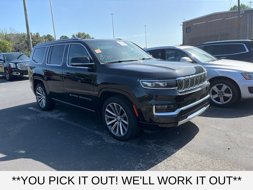 Diamond Black 2023 Jeep Grand Wagoneer SUV / Crossover Four-Wheel Drive 8-Speed Automatic
