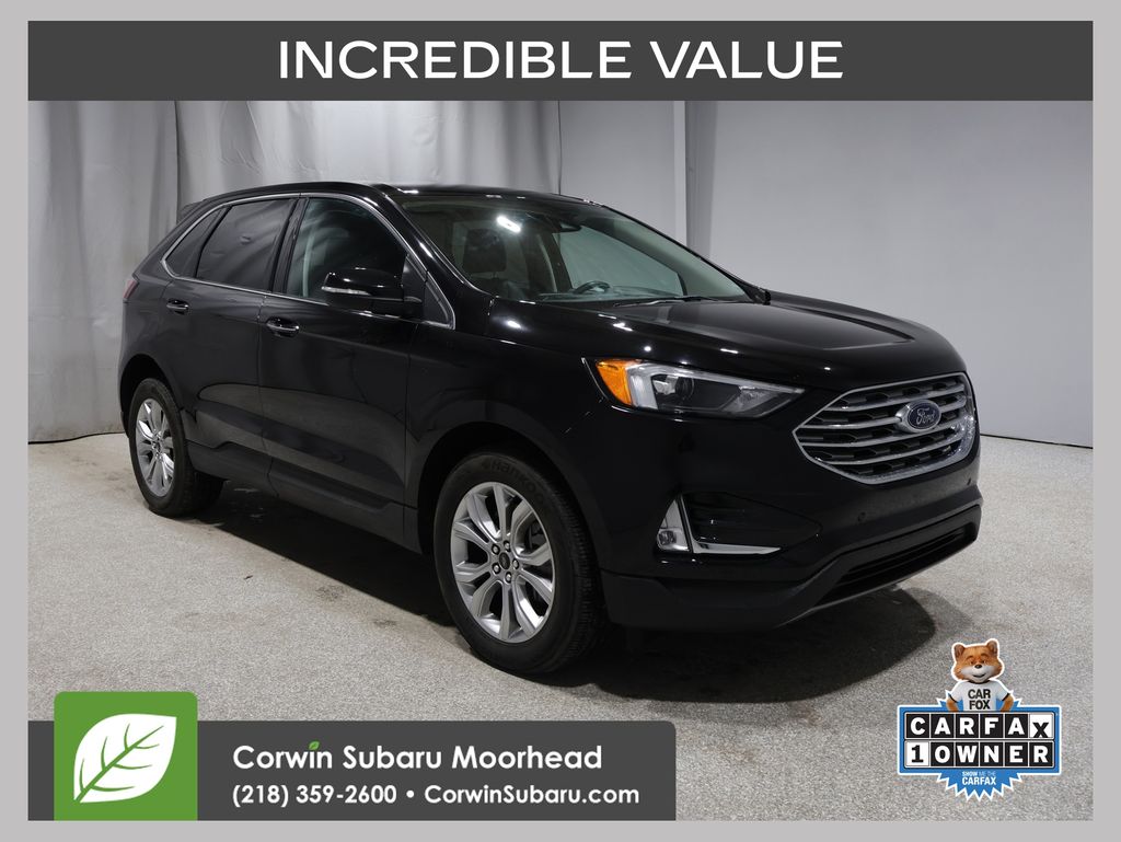 Agate Black Metallic 2024 Ford Edge SUV / Crossover All-Wheel Drive 8-Speed Automatic