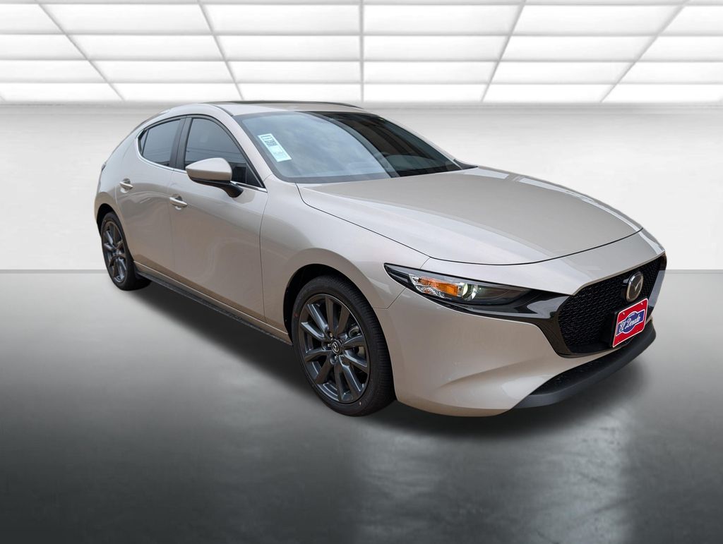 Gray (Platinum Quartz Metallic) 2026 Mazda MAZDA3 2.5 S Preferred Hatchback FWD Hatchback Front-Wheel Drive 6-Speed Automatic