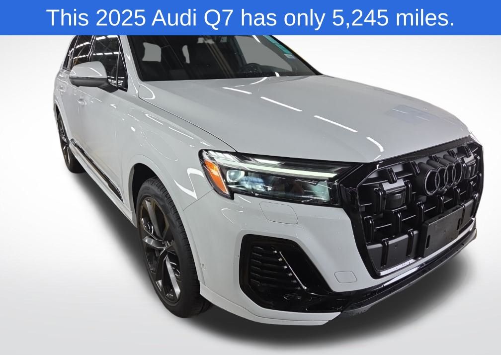 Glacier White Metallic 2025 Audi Q7 SUV / Crossover All-Wheel Drive 8-Speed Automatic