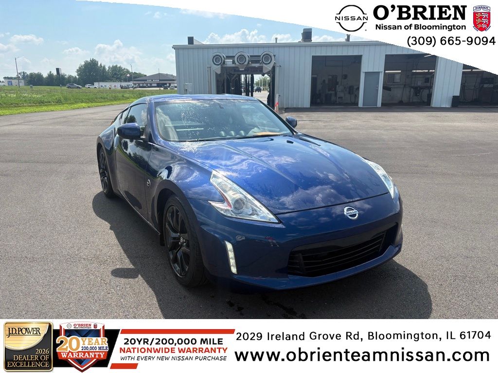 Deep Blue Pearl 2016 Nissan 370Z Coupe Rear-Wheel Drive 7-Speed Automatic